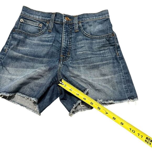 J CREW Medium Wash Cut Off Jean Shorts Size 24 - Picture 5 of 6